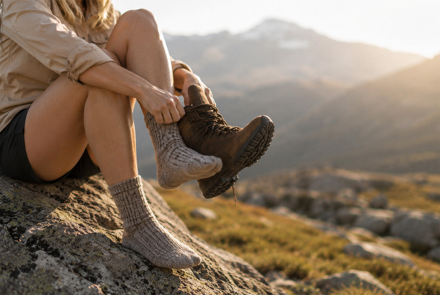 Wandersocken gegen Blasen – doppellagige Konstruktion für mehr Komfort beim Wandern