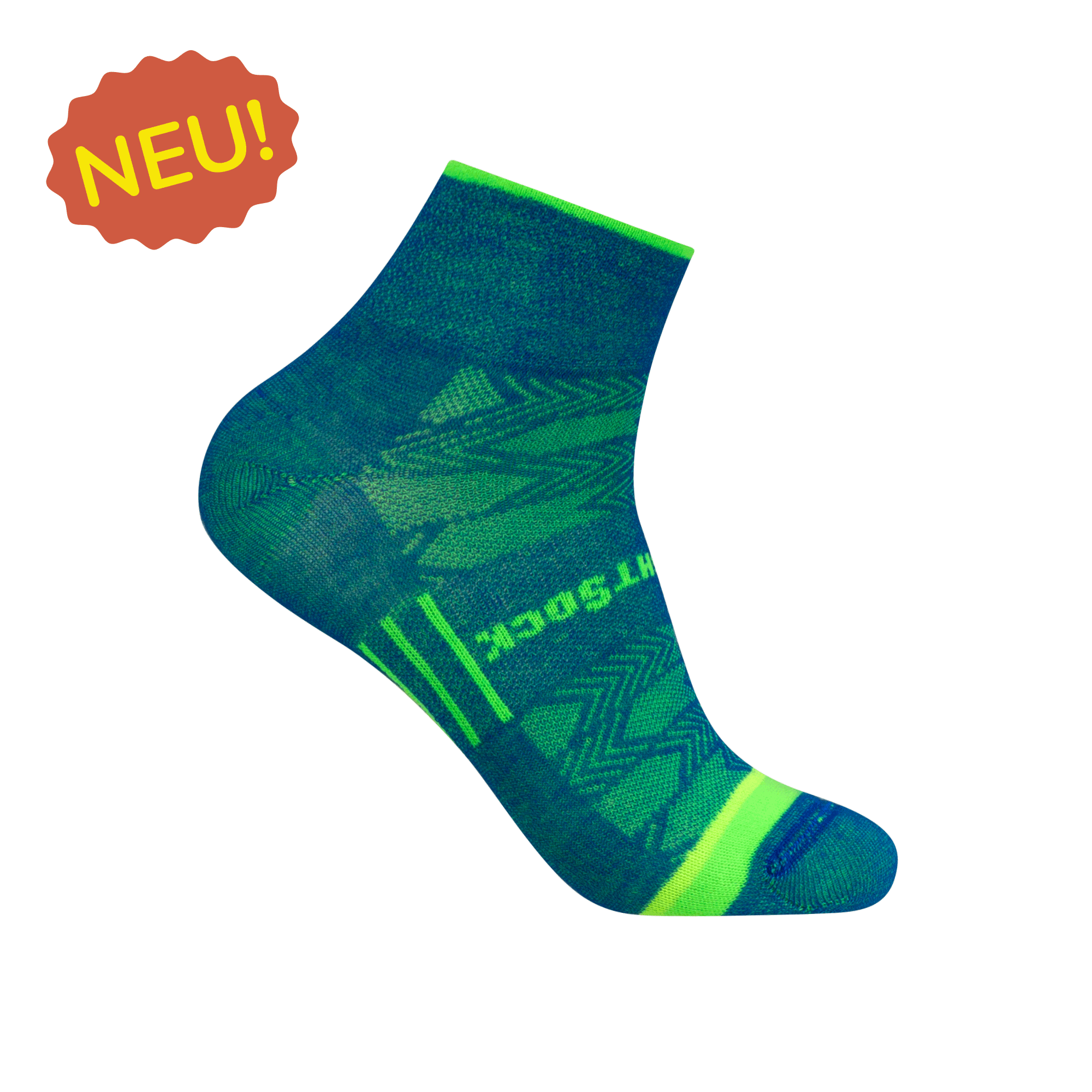 #farbe_seafoam | WRIGHTSOCK doppellagige Anti-Blasen-Socken - COOLMESH II Quarter - seafoam