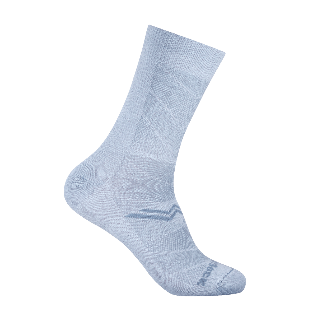 #farbe_cloud grey | WRIGHTSOCK doppellagige Anti-Blasen-Socken - Coolmesh II Crew Wandersocken - cloud grey