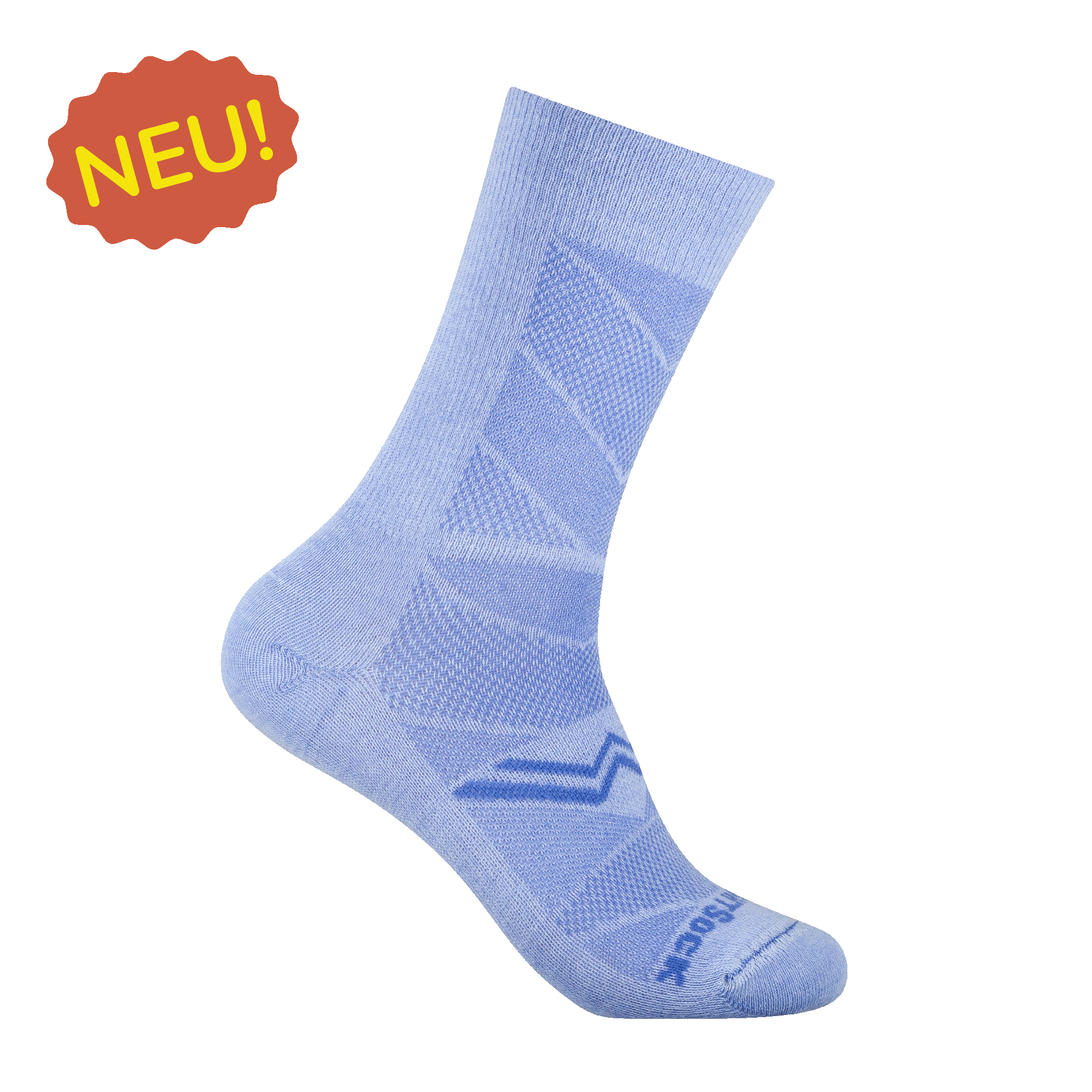 #farbe_serenity blue | WRIGHTSOCK doppellagige Anti-Blasen-Socken - Coolmesh II Crew Wandersocken - serenity blue