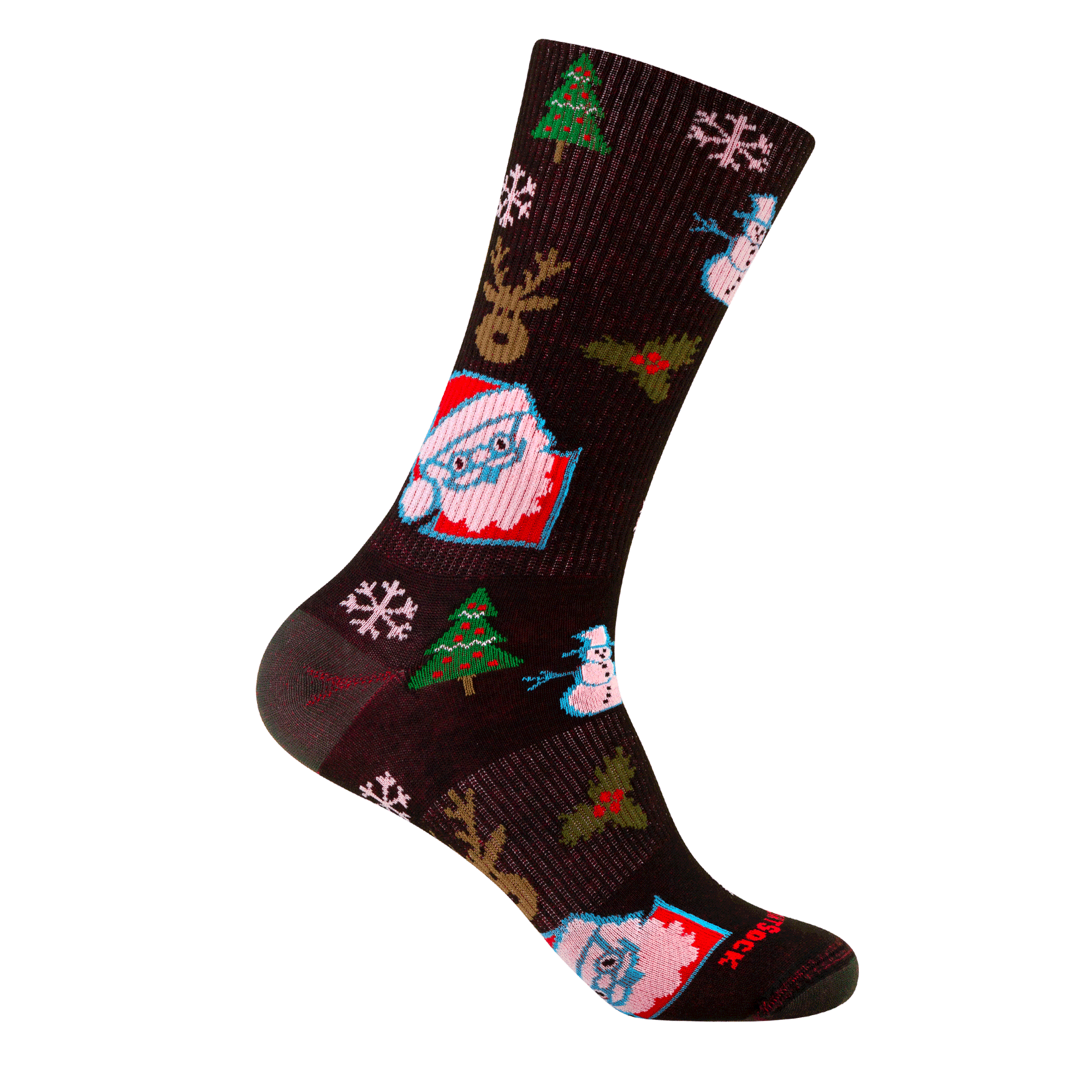 #farbe_brown | WRIGHTSOCK doppellagige Anti-Blasen-Socken - ECO EXPLORE nachhaltige Weihnachtssocken - brown