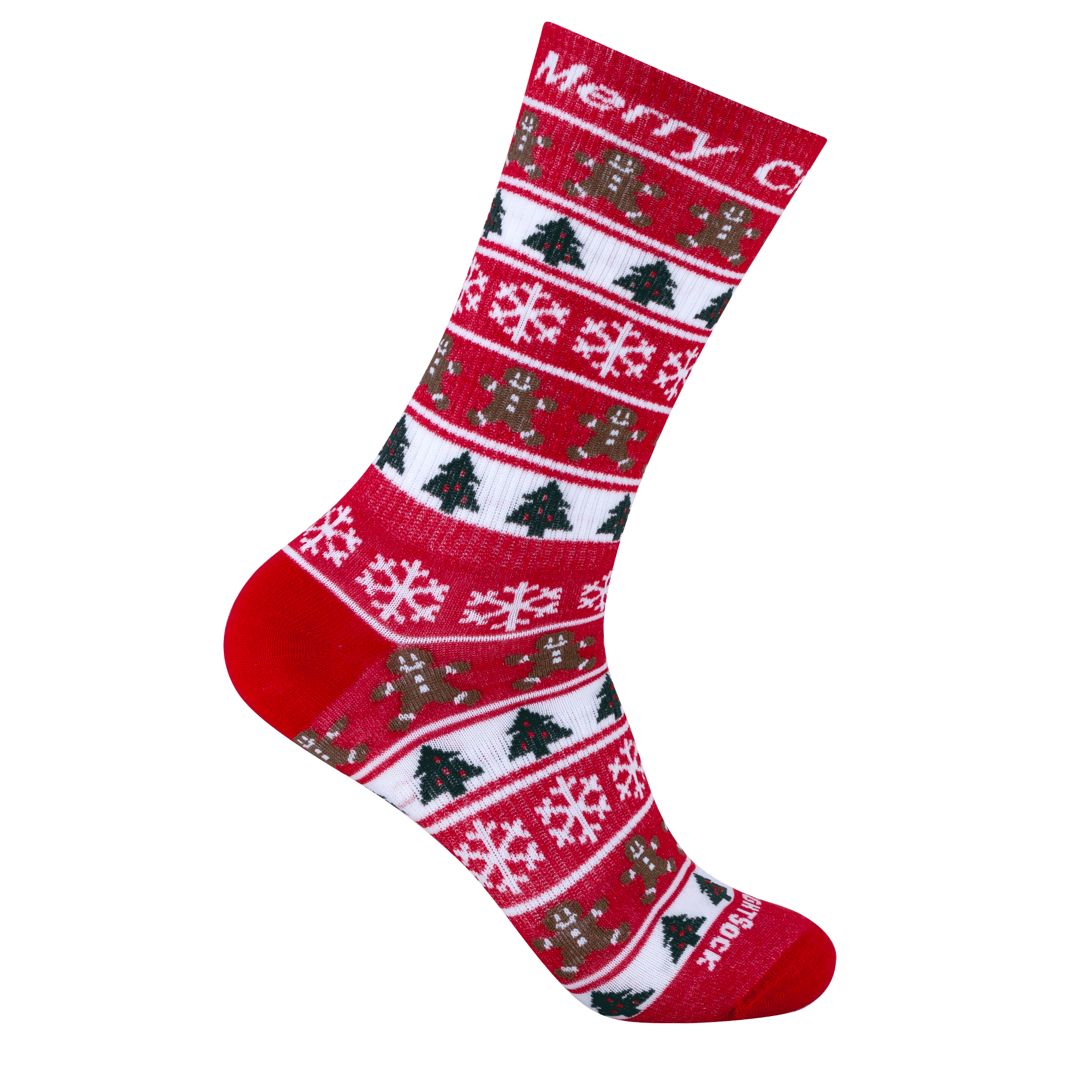 #farbe_red-white | WRIGHTSOCK doppellagige Anti-Blasen-Socken - ECO EXPLORE nachhaltige Weihnachtssocken - red