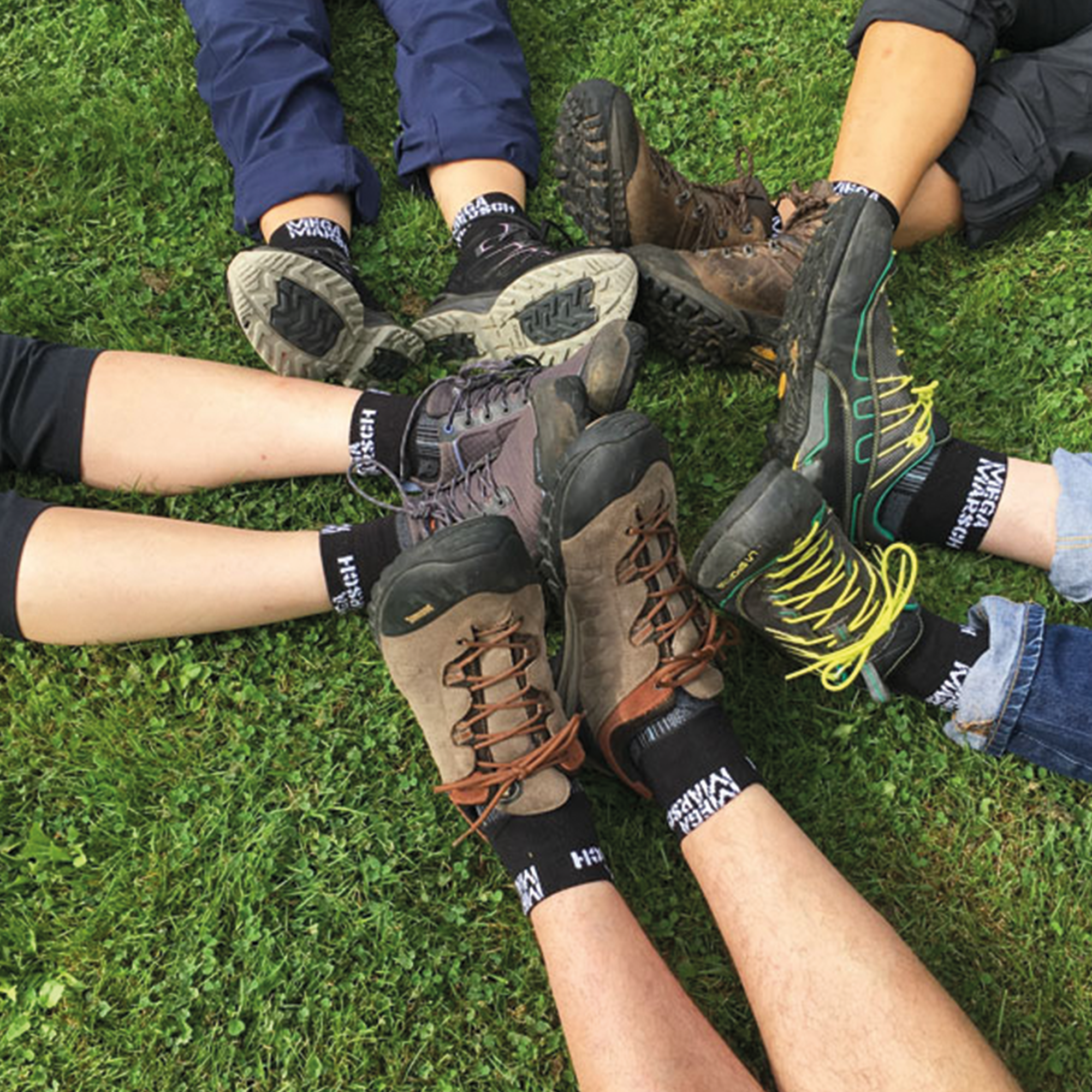 Socken gegen Blasen beim Megamarsch Mammutmarsch oder Extremwandern