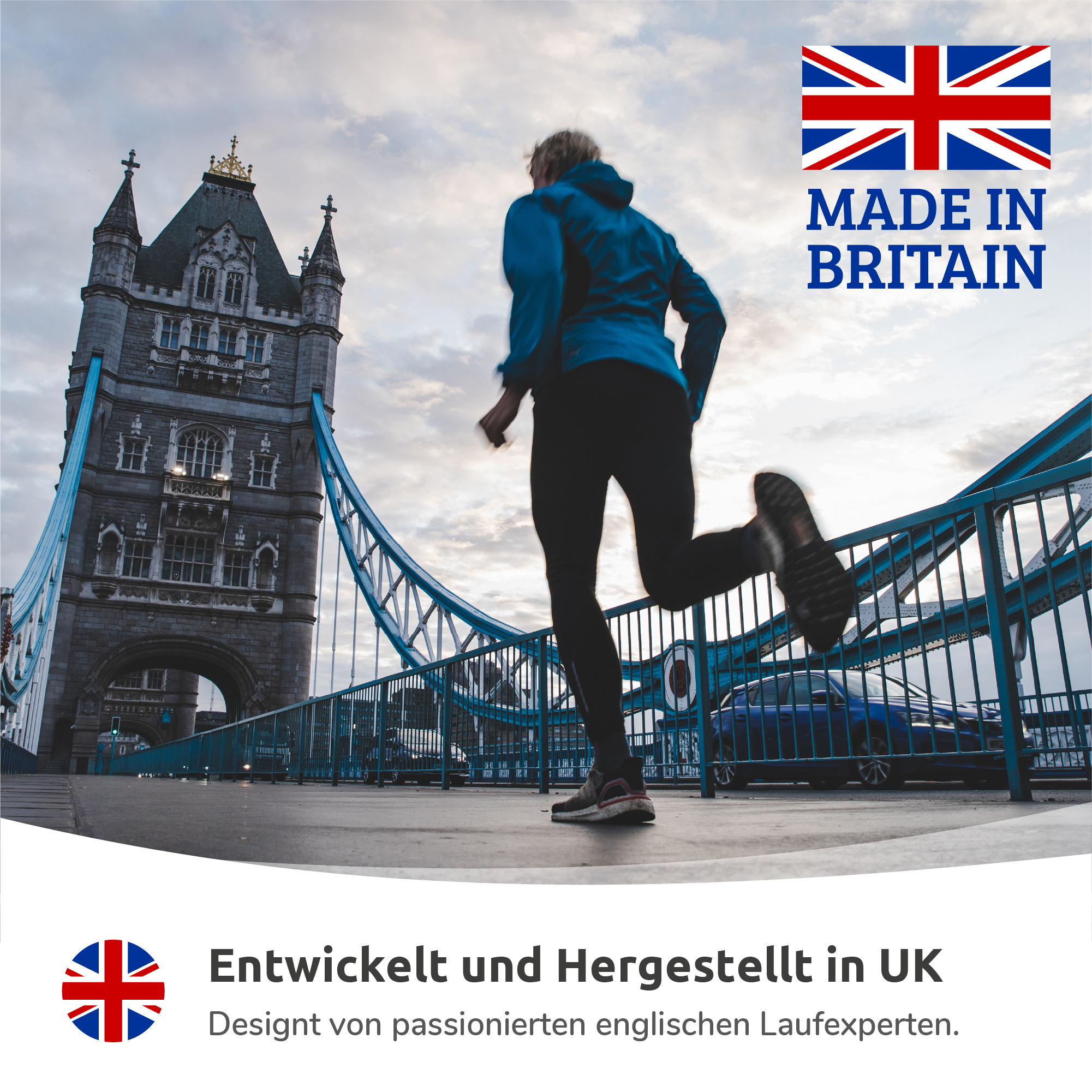 Trainer Armour / Brit Patch Reparaturflicken. Hergestellt in UK. Deignt von passionierten englischen Laufexperten.