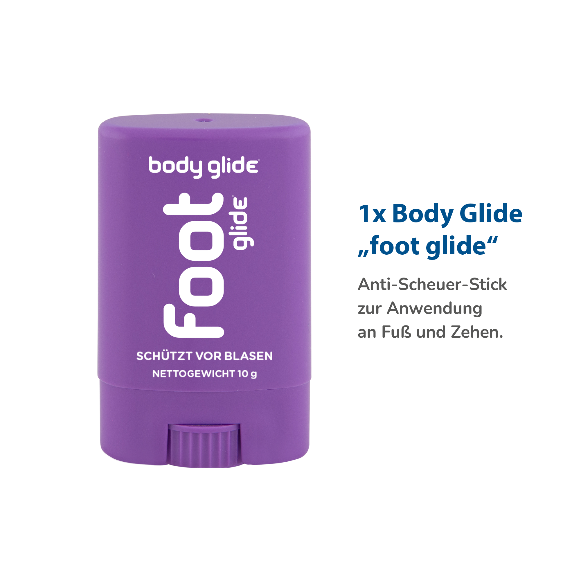 Anti-Blasen-Set Body Glide Foot Glide - Stick gegen Blasen und Wundreibung