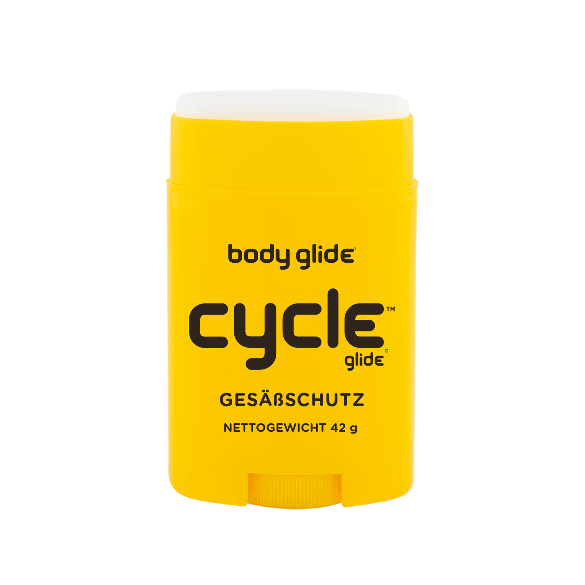 Body Glide - Cycle Glide 42g - Anti-Scheuer-Stick gegen Wundreibung auf dem Fahrradsattel - Schenkel Beine Po