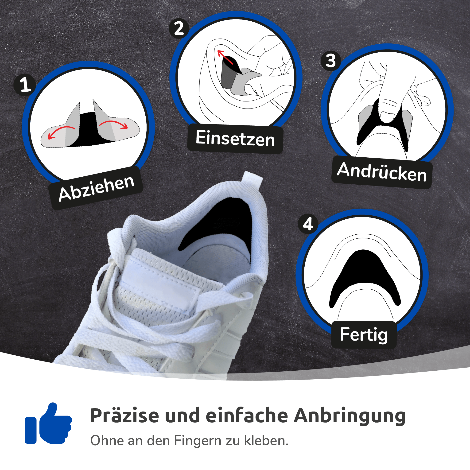 Fersenloch-Schutz (Heel Hole Preventer)