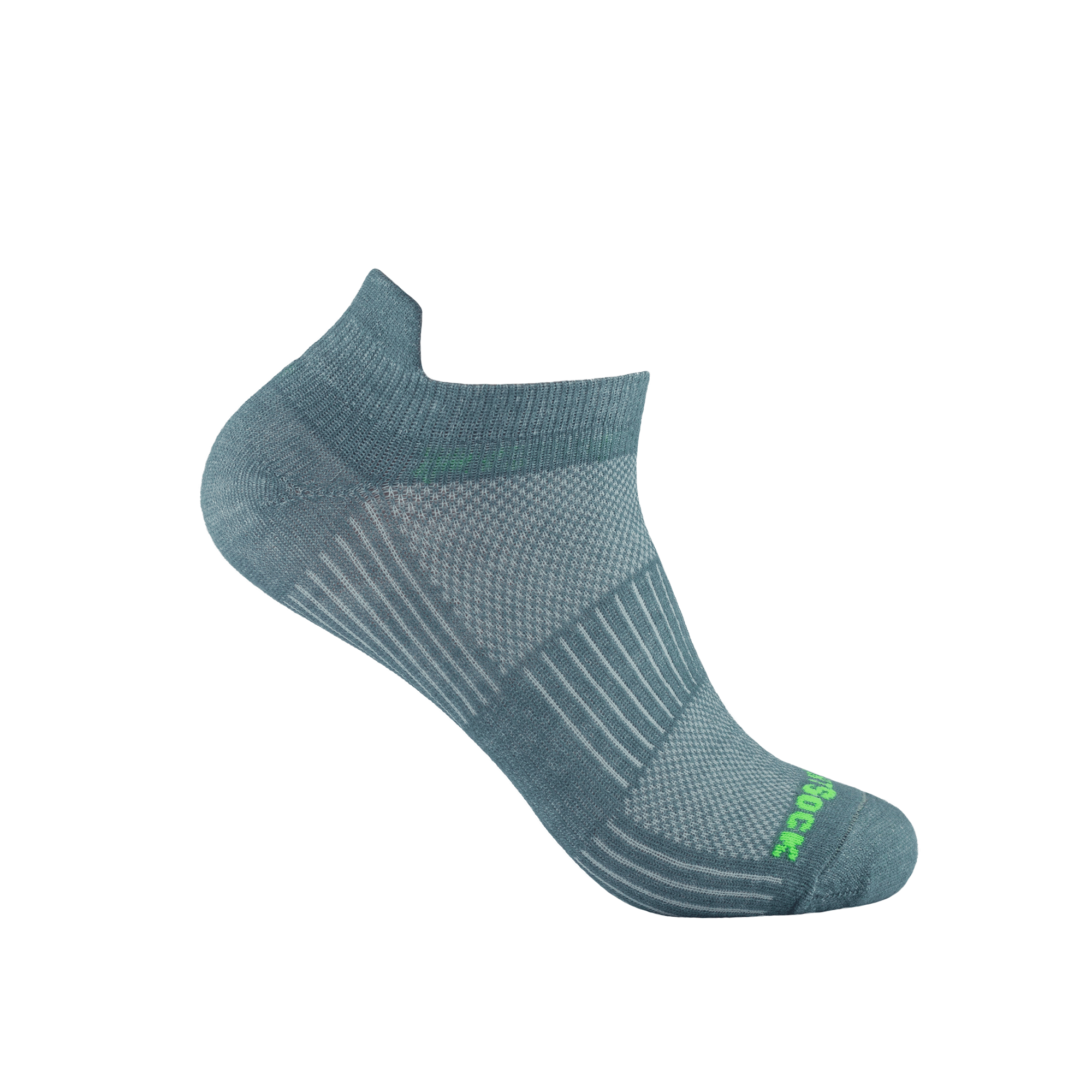 steel-grey #farbe_steel-grey | WRIGHTSOCK doppellagige Anti-Blasen-Socken - Coolmesh II Low Tab Sneakersocken - steel-grey
