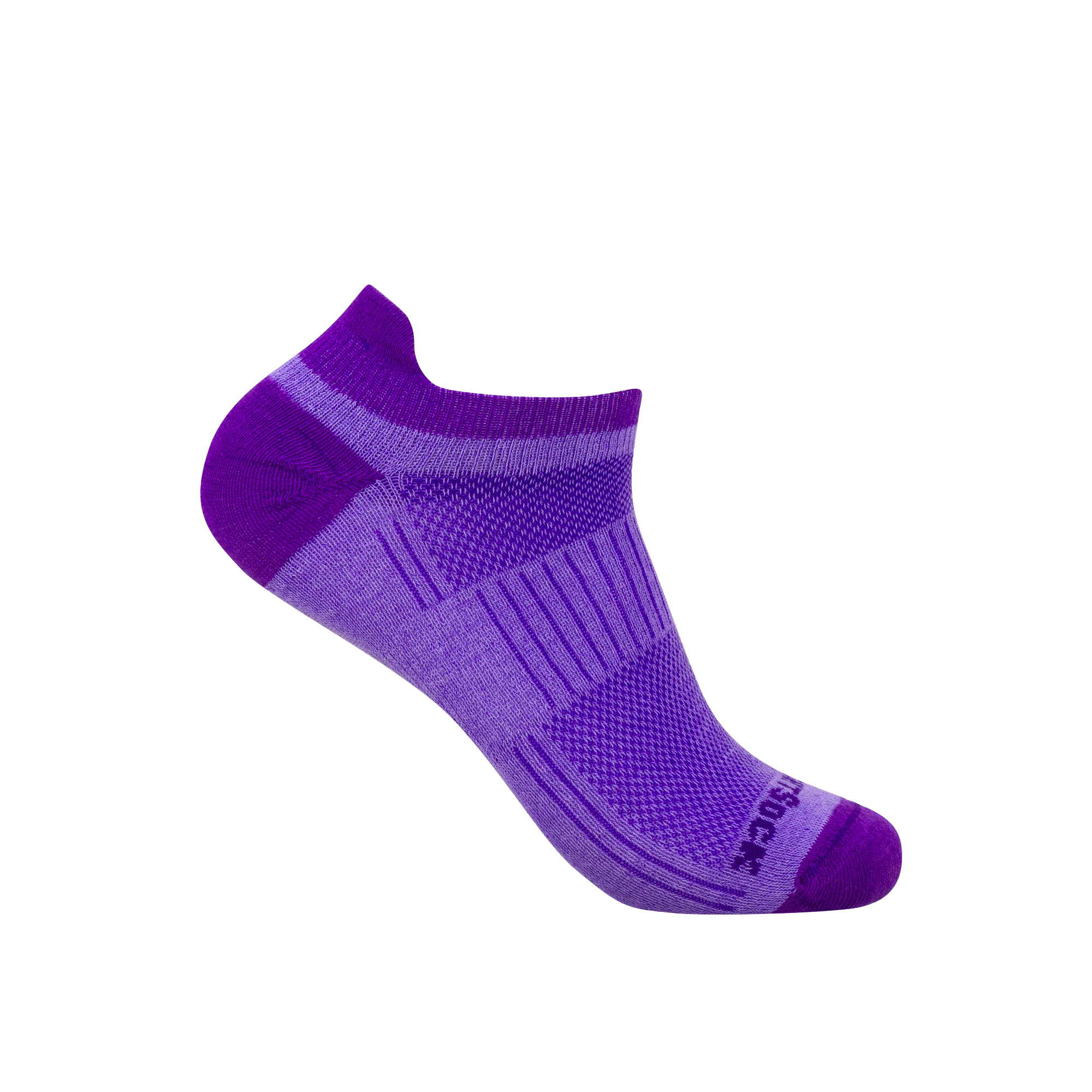 purple-plum #farbe_purple-plum  | WRIGHTSOCK doppellagige Anti-Blasen-Socken - Coolmesh II Low Tab Sneakersocken - purple-plum