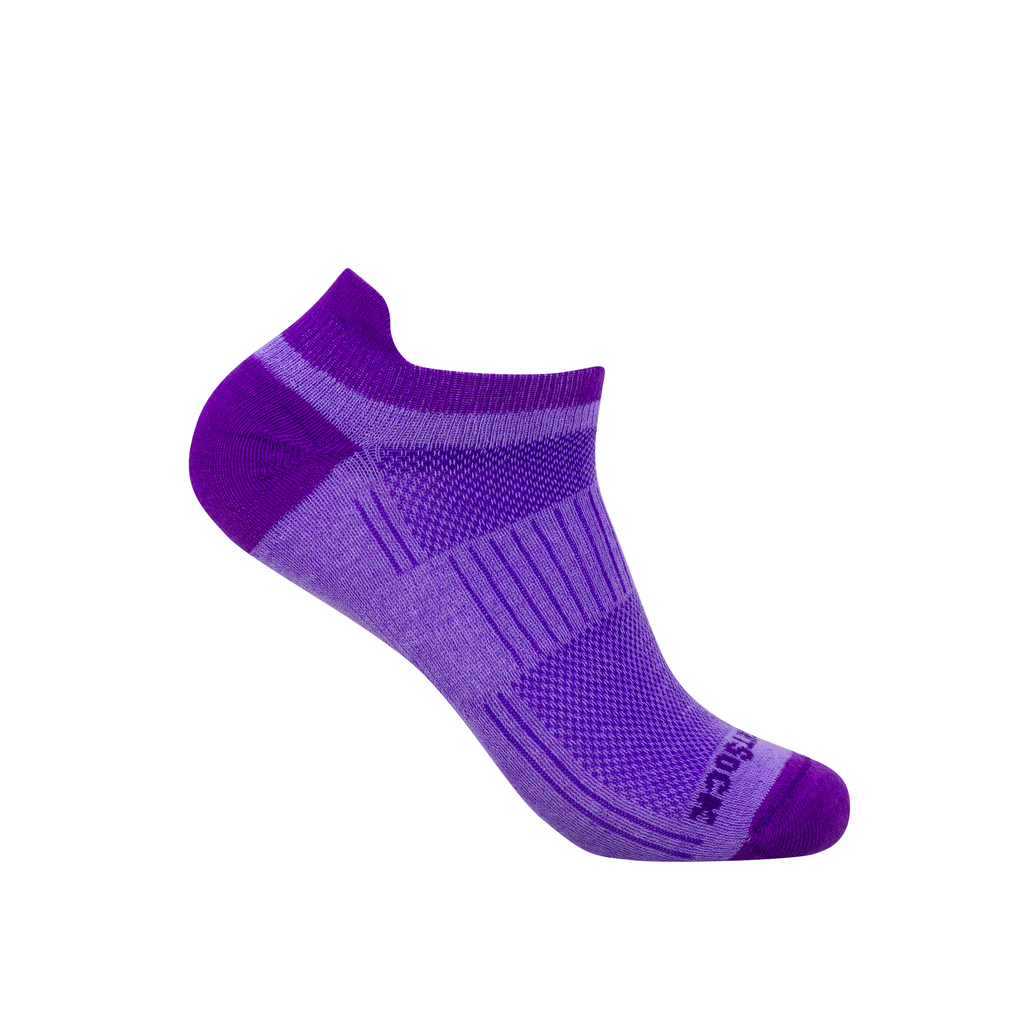 #farbe_purple-plum | WRIGHTSOCK doppellagige Anti-Blasen-Socken - Coolmesh II Low Tab Sneakersocken - purple-plum