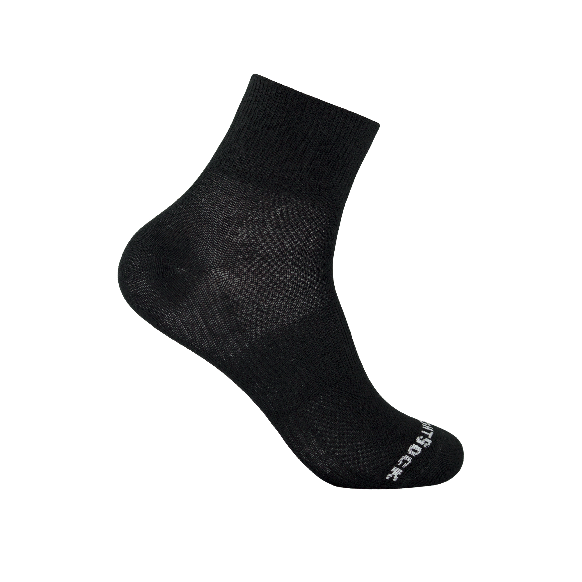 #farbe_black | WRIGHTSOCK doppellagige Anti-Blasen-Socken - COOLMESH II Quarter - black