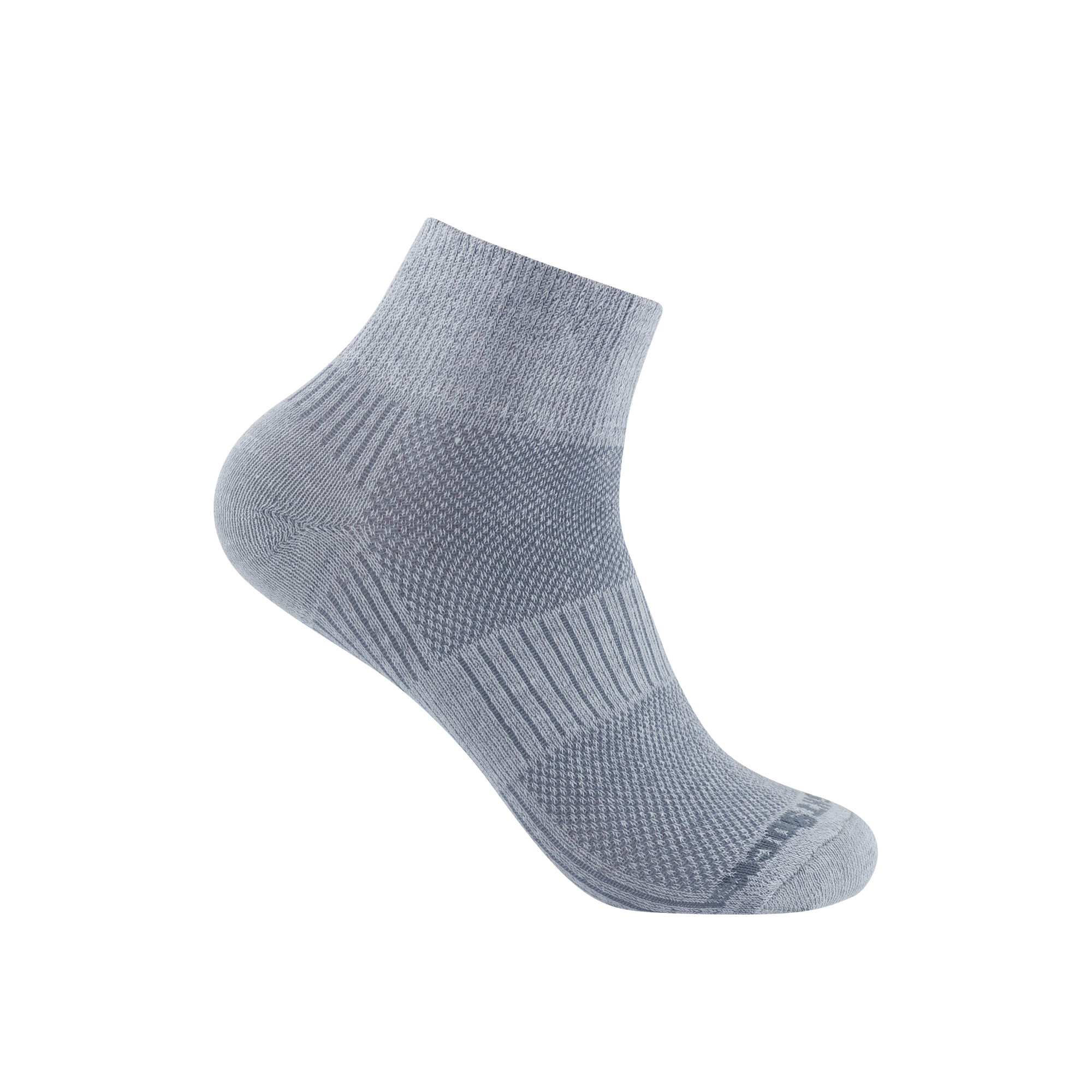 #farbe_light-grey | WRIGHTSOCK doppellagige Anti-Blasen-Socken - COOLMESH II Quarter - grey