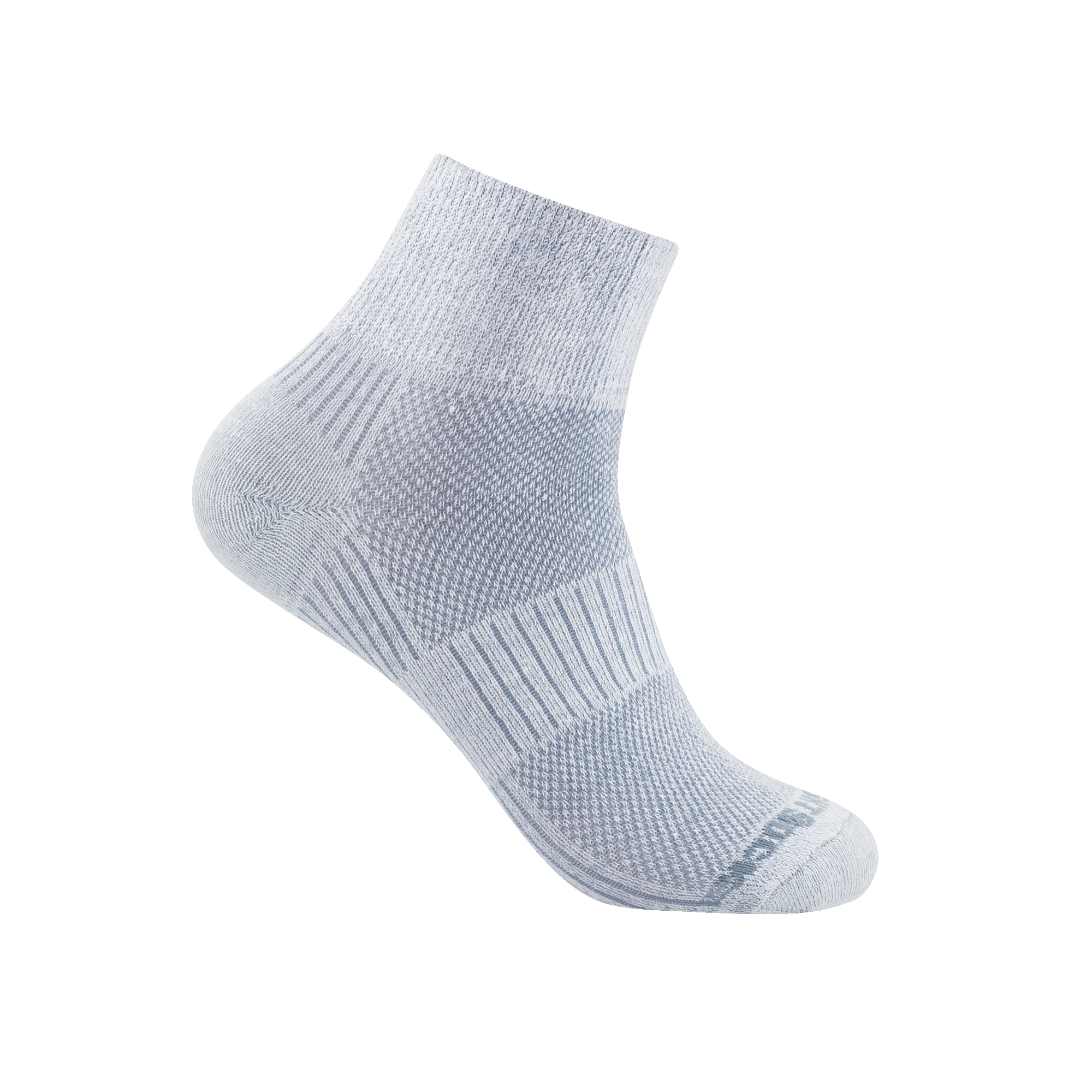 #farbe_light-grey | WRIGHTSOCK doppellagige Anti-Blasen-Socken - COOLMESH II Quarter - grey