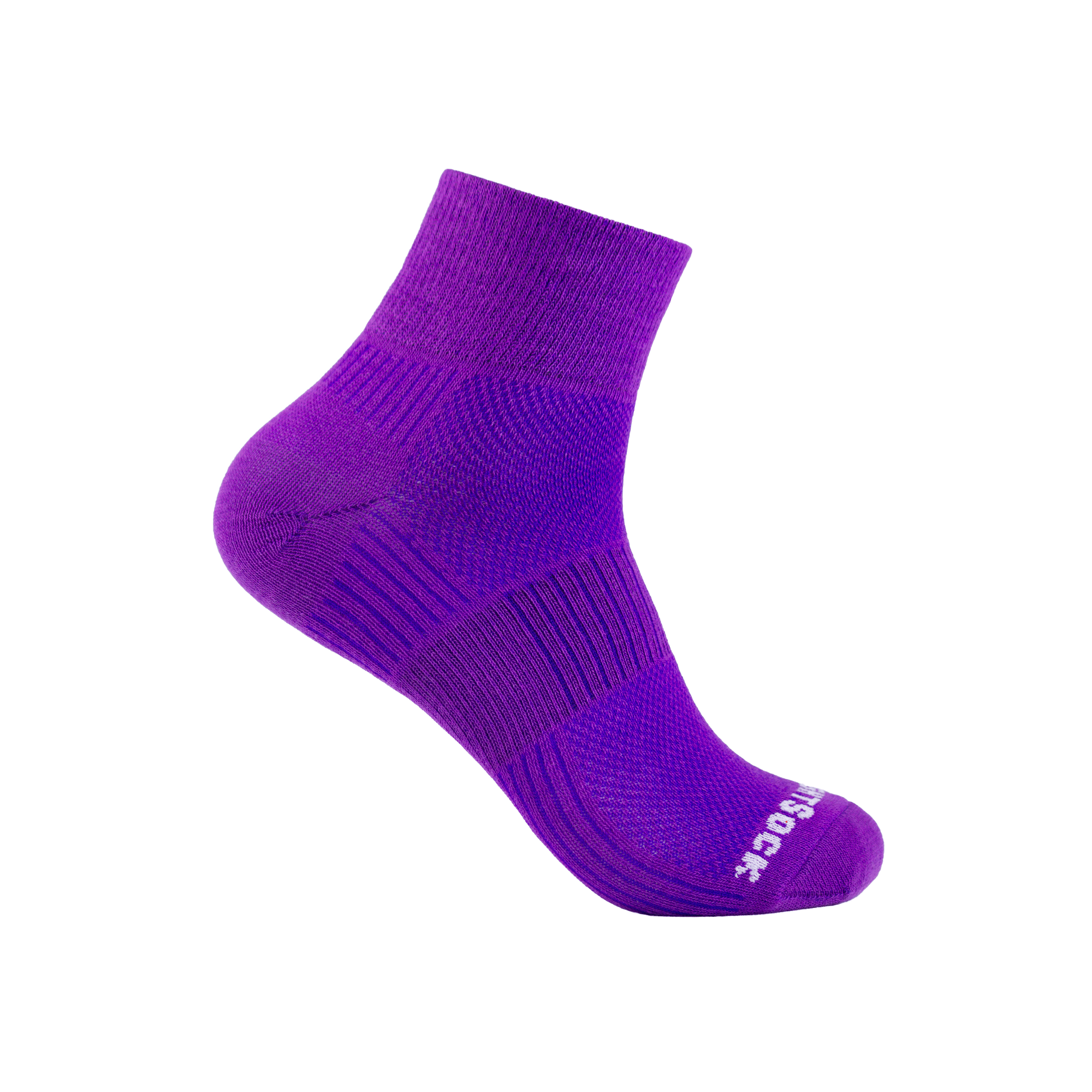 #farbe_plum | WRIGHTSOCK doppellagige Anti-Blasen-Socken - COOLMESH II Quarter - plum