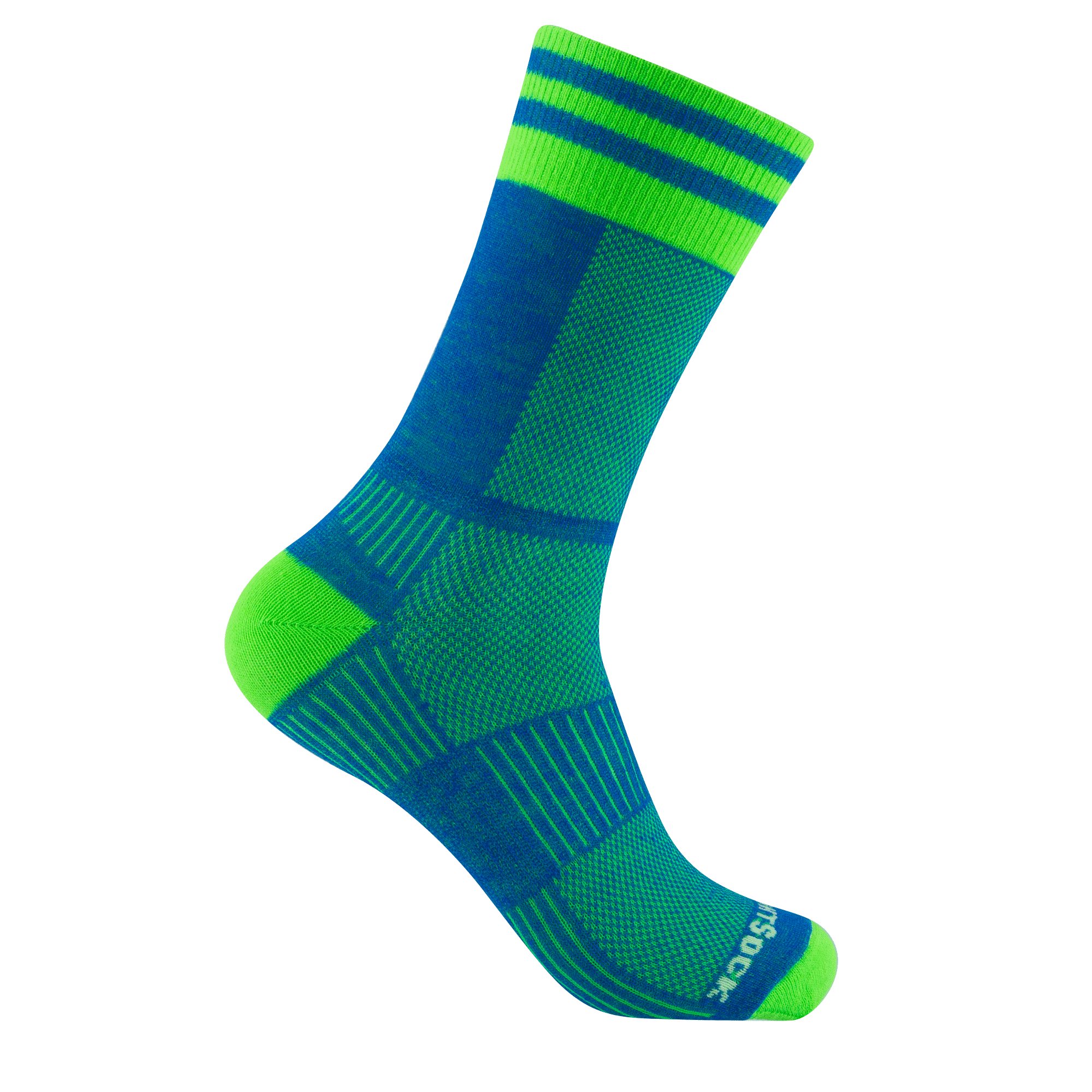 #farbe_blue-green | WRIGHTSOCK doppellagige Anti-Blasen-Socken - Coolmesh II Crew Wandersocken - blue-green