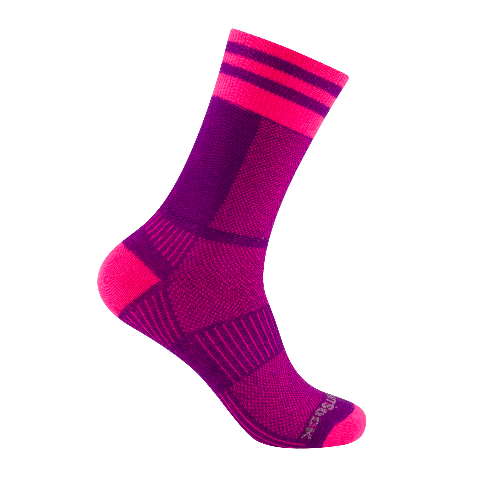 #farbe_plum-pink | WRIGHTSOCK doppellagige Anti-Blasen-Socken - Coolmesh II Crew Wandersocken - pink