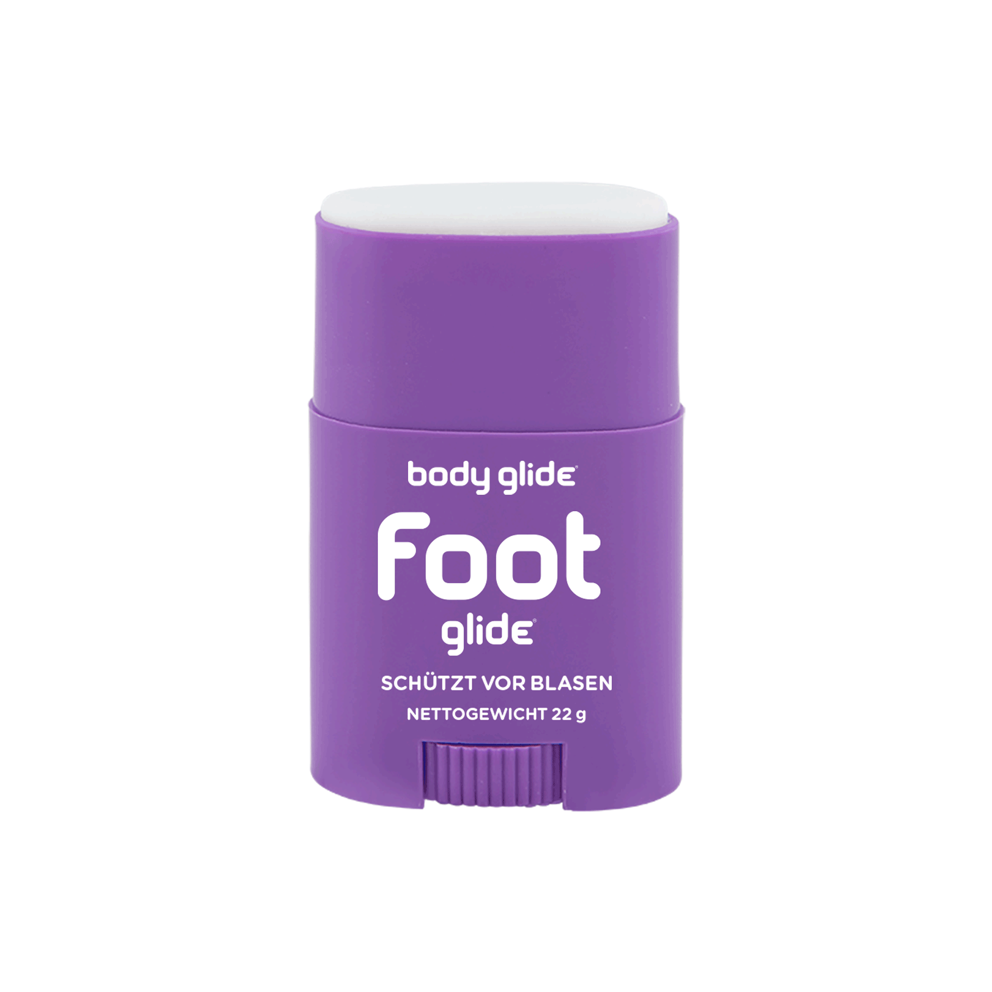 #inhalt_travel (22 Gramm) Body Glide - Foot Glide 22g - Anti-Blasen-Stick gegen Blasen und Wundreibung an den Füßen