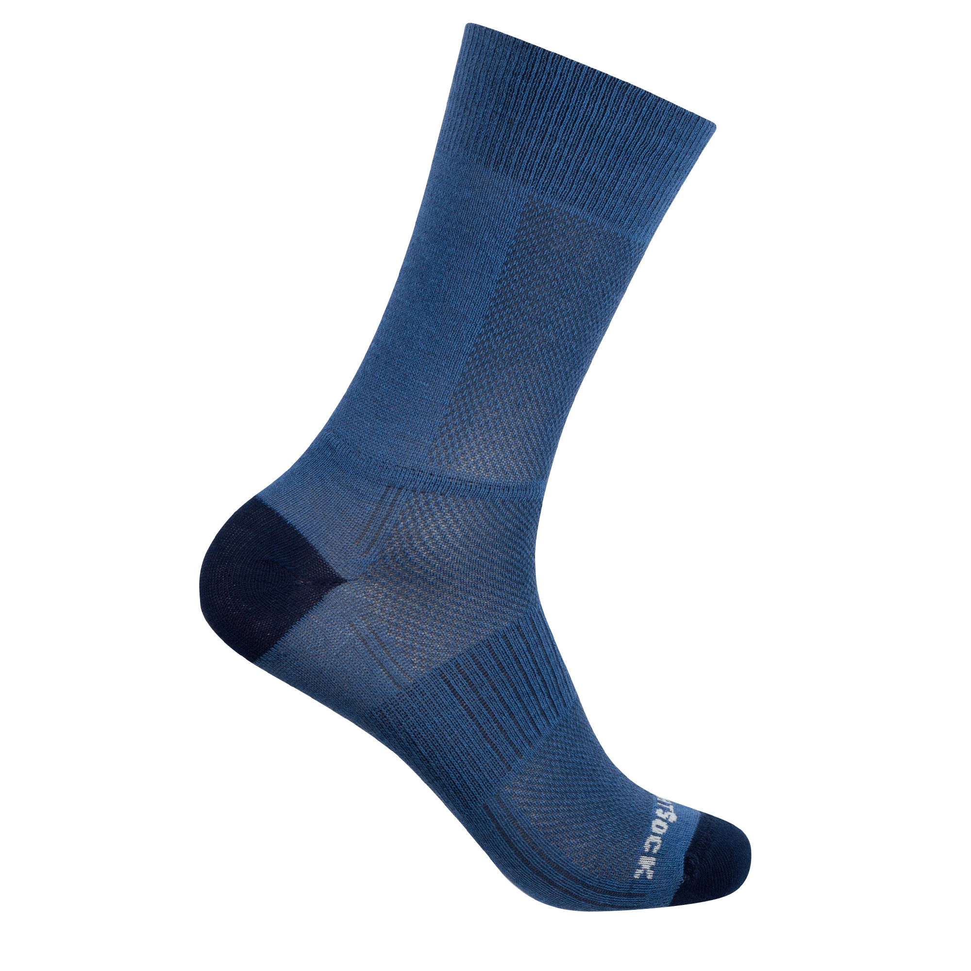 #farbe_seablue-navy  | WRIGHTSOCK doppellagige Anti-Blasen-Socken - Coolmesh II Crew Wandersocken - seablue-navy