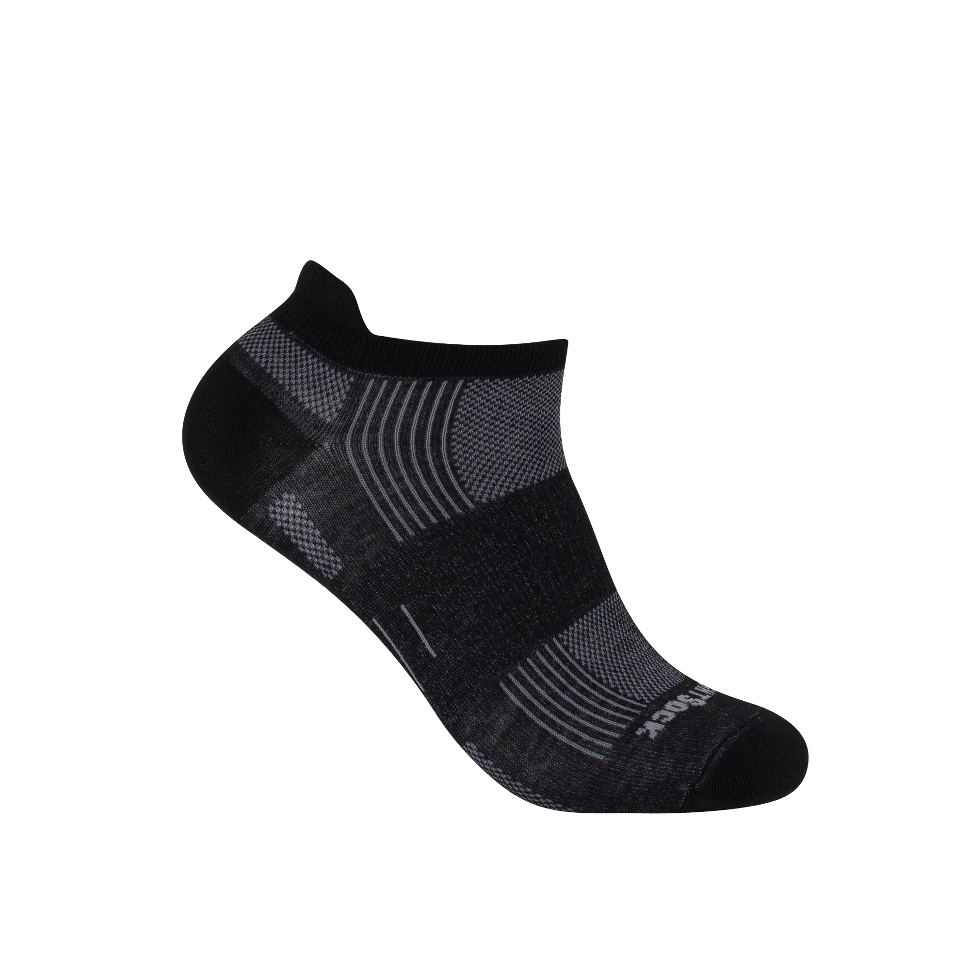 #farbe_black  | WRIGHTSOCK doppellagige Anti-Blasen-Socken - Sneakersocken Running - ECO RUN TAB - black
